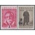 Uruguay 644/45 1958 Centenario del nacimiento del Presidente José Battle y Ordonez MNH