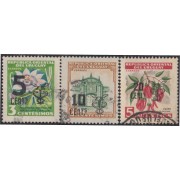 Uruguay 655/57 1959 Timbres postales de 1954 Usado