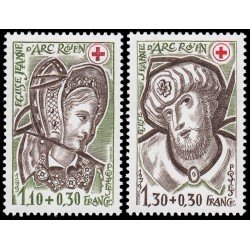 France Francia 2070/71 1979 Sorteo a favor de la Cruz Roja MNH