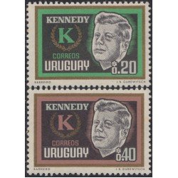 Uruguay 725/26 1965 John F. Kennedy MNH Uruguay 725/26 1965 John F. Kennedy MNH