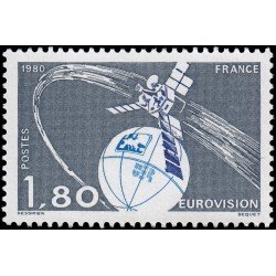 France Francia 2073 1980 Eurovisión MNH