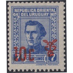 Uruguay 737 1965 Serie antigua Tipo af Artigas MNH Uruguay 737 1965 Serie antigua Tipo af Artigas MNH