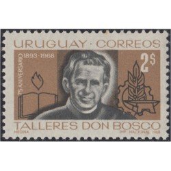 Uruguay 769 1968 75º Aniversario Escuelas de artes y oficios Don Bosco MNH Uruguay 769 1968 75º Aniversario Escuelas de artes y oficios Don Bosco MNH