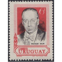 Uruguay 777 1969 Presidente Baltasar Brum MNH Uruguay 777 1969 Presidente Baltasar Brum MNH