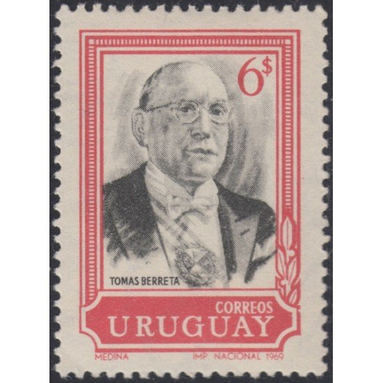 Uruguay 784 1970 Presidente Tomás Berrera MNH Uruguay 784 1970 Presidente Tomás Berrera MNH