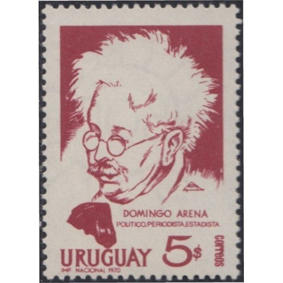 Uruguay 803 1971 Centenario del nacimiento del Dr Domingo Arena MNH Uruguay 803 1971 Centenario del nacimiento del Dr Domingo Arena MNH