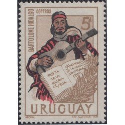 Uruguay 828 1972 Bartolome Hidalgo MNH Uruguay 828 1972 Bartolome Hidalgo MNH