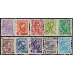 Uruguay 841/50 1972 Serie Antigua General Artigas Usado Uruguay 841/50 1972 Serie Antigua General Artigas Usado