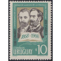 Uruguay 851 1972 Centenario de la Sociedad de Amigos de la Educación Popular MNH Uruguay 851 1972 Centenario de la Sociedad de Amigos de la Educación Popular MNH