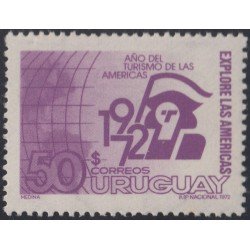Uruguay 854 1972 Año del turismo en América MNH Uruguay 854 1972 Año del turismo en América MNH