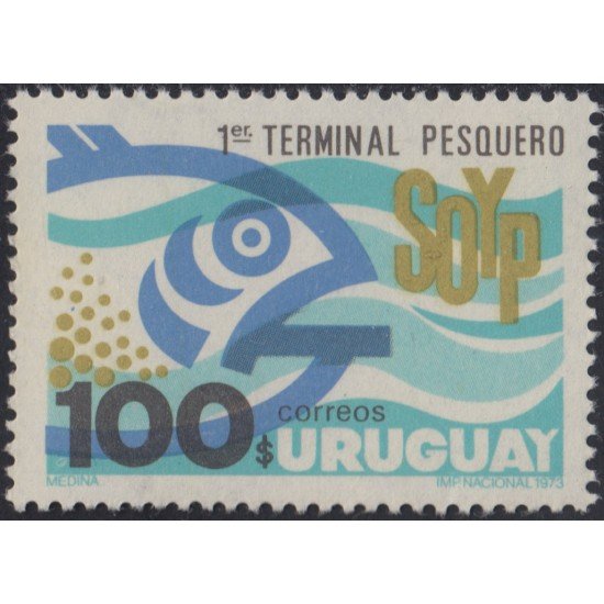 Uruguay 862 1973 Primer concurso de pesca Pez Fish MNH Uruguay 862 1973 Primer concurso de pesca Pez Fish MNH