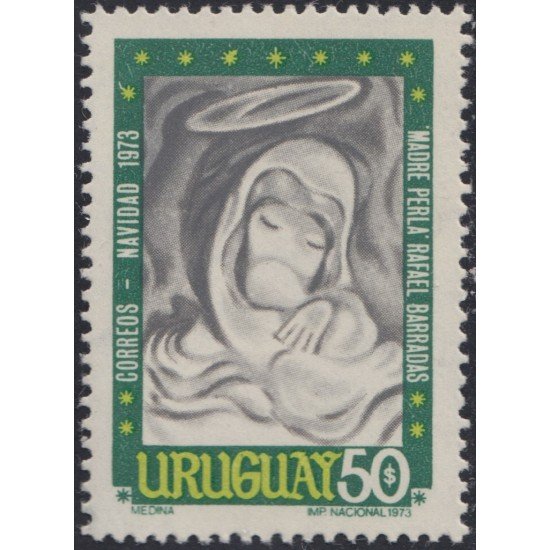 Uruguay 864 1973 Navidad Chritsmas MNH Uruguay 864 1973 Navidad Chritsmas MNH