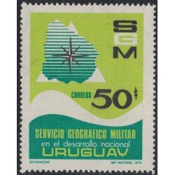 Uruguay 883 1974 Servicio Geográfico Militar MNH Uruguay 883 1974 Servicio Geográfico Militar MNH