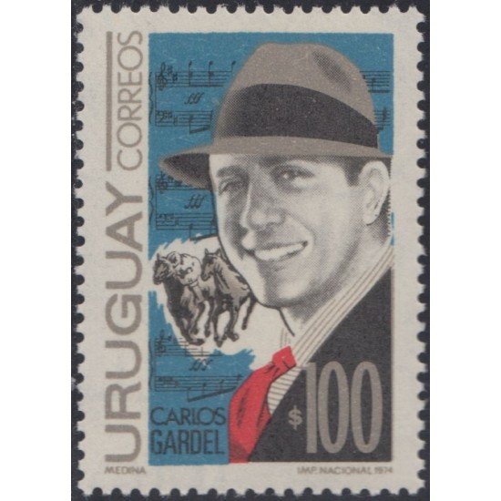 Uruguay 885 1974 Carlos Gardel MNH Uruguay 885 1974 Carlos Gardel MNH
