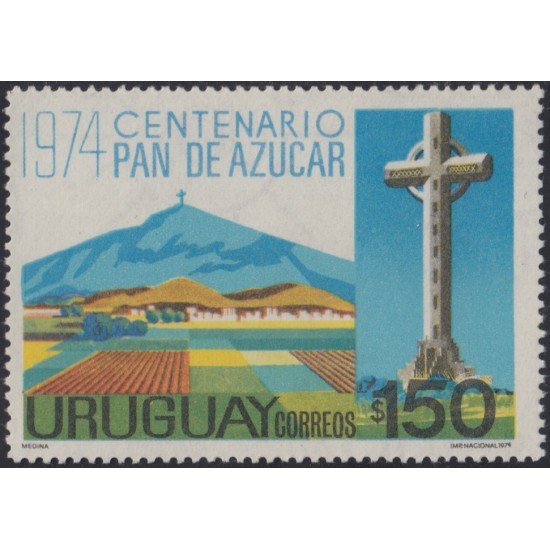 Uruguay 897 1974 Centenario de la Villa de Pan de Azúcar MNH Uruguay 897 1974 Centenario de la Villa de Pan de Azúcar MNH