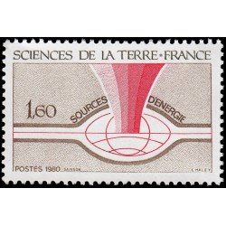 France Francia 2093 1980 Ciencias de la Tierra MNH