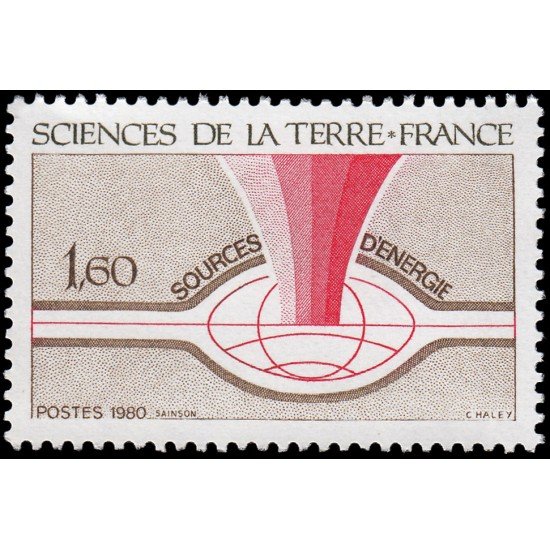 France Francia 2093 1980 Ciencias de la Tierra MNH