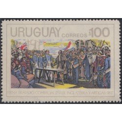 Uruguay 909 1975 Trato Comercial entre Inglaterra y Uruguay por Artigas MNH Uruguay 909 1975 Trato Comercial entre Inglaterra y Uruguay por Artigas MNH