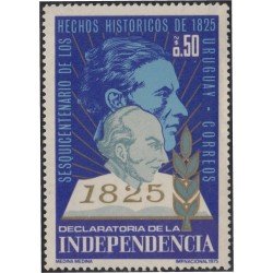Uruguay 913 1975 Declaración de Independencia Artigas y Larrobia MNH Uruguay 913 1975 Declaración de Independencia Artigas y Larrobia MNH