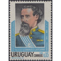 Uruguay 932 1975 Lorenzo Latorre Presidente de la República MNH Uruguay 932 1975 Lorenzo Latorre Presidente de la República MNH