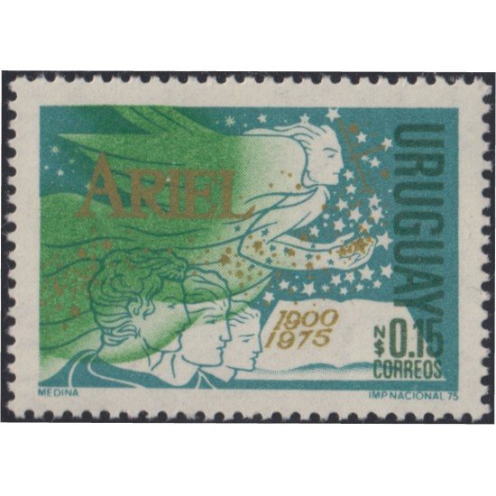 Uruguay 933 1975 75 Aniversario de la publicación del trabajo filosófico Uruguay 933 1975 75 Aniversario de la publicación del trabajo filosófico