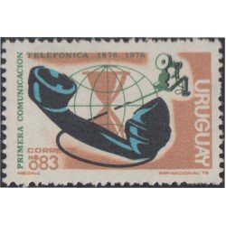 Uruguay 935 1976 Centenario de la primera comunicación telefónica MNH Uruguay 935 1976 Centenario de la primera comunicación telefónica MNH