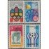 Uruguay 938/41 1976 Eventos de 1974 a 1978 Olimpiadas Fútbol UPU ONU MNH