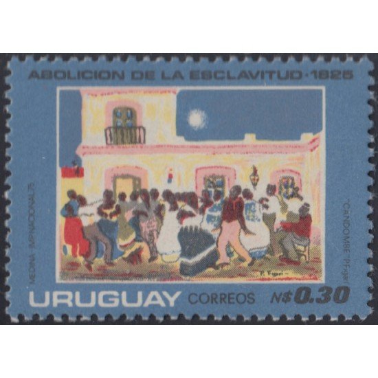 Uruguay 945 1976 150º Aniversario da la abolición de la esclavitud Candombe MNH Uruguay 945 1976 150º Aniversario da la abolición de la esclavitud Candombe MNH