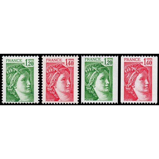 France Francia 2101/04 1980 Sabine MNH