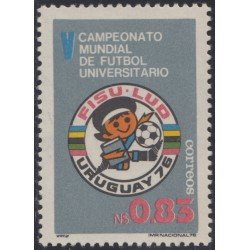 Uruguay 957 1976 V Campeonato del Mundo de Fútbol Universitario en Montevideo MNH Uruguay 957 1976 V Campeonato del Mundo de Fútbol Universitario en Montevideo MNH