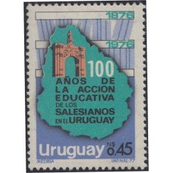 Uruguay 976 1977 100º Años de la Asociación Educativa de los Salesianos en el Uruguay MNH Uruguay 976 1977 100º Años de la Asociación Educativa de los Salesianos en el Uruguay MNH