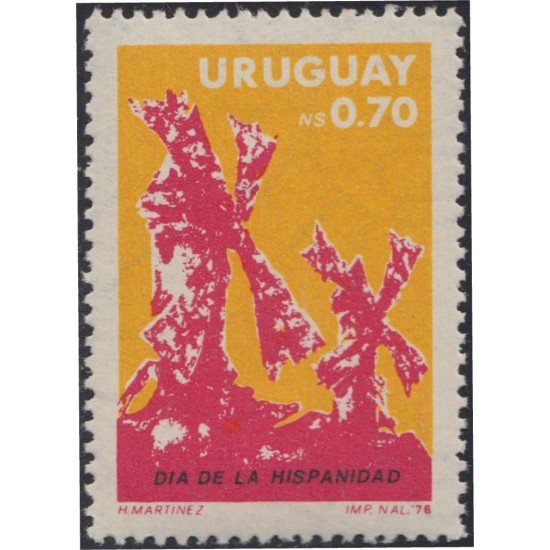 Uruguay 978 1977  Día Hispano Sudamericano MNH