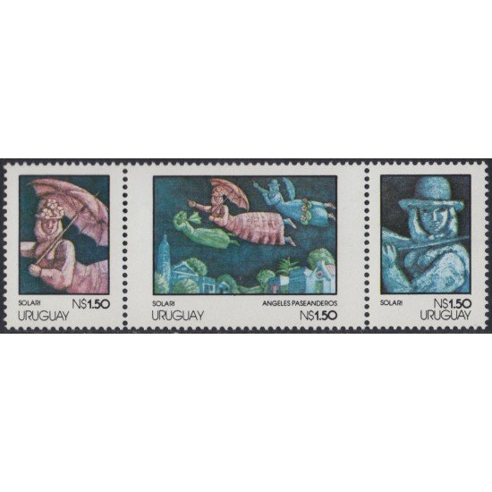 Uruguay 1002/04 1978 Pinturas de Solari MNH Uruguay 1002/04 1978 Pinturas de Solari MNH
