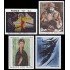 France Francia 2107/10 1980 Serie artística MNH