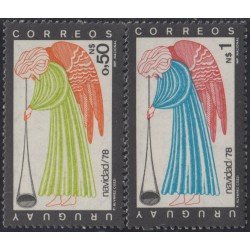 Uruguay 1017/18 1978 Navidad Chritsmas MNH Uruguay 1017/18 1978 Navidad Chritsmas MNH