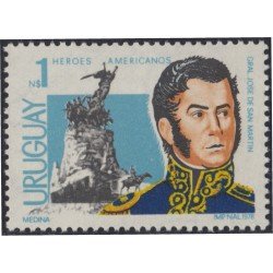 Uruguay 1019 1979 Bicentenario del nacimiento del General José San Martín MNH Uruguay 1019 1979 Bicentenario del nacimiento del General José San Martín MNH