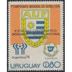 Uruguay 1023 1979 Conmemoración de la 1ra Copa Mundial de Fútbol MNH Uruguay 1023 1979 Conmemoración de la 1ra Copa Mundial de Fútbol MNH