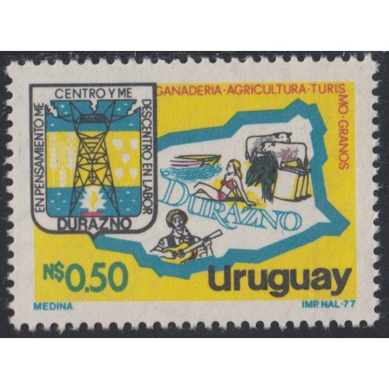 Uruguay 1041 1979 Provincia de Durazno MNH Uruguay 1041 1979 Provincia de Durazno MNH