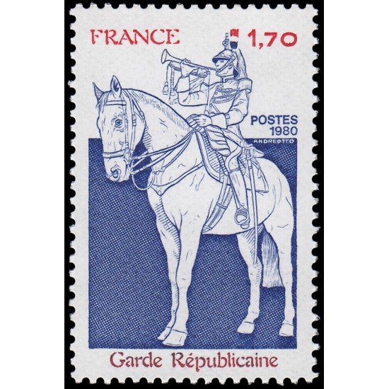 France Francia 2115 1980 Guardia Republicana MNH