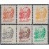 Uruguay 1059/64 1980 Serie Antigua Retrato de José Artigas MNH