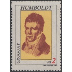 Uruguay 1070 1981 Homenaje al explorador Alexander von Humboldt MNH Uruguay 1070 1981 Homenaje al explorador Alexander von Humboldt MNH