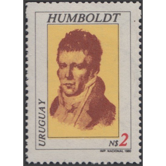 Uruguay 1070 1981 Homenaje al explorador Alexander von Humboldt MNH