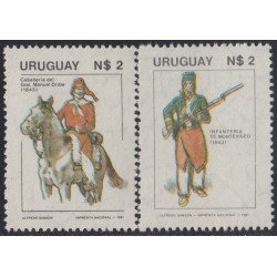 Uruguay 1080/81 1981 Día de la Armada MNH Uruguay 1080/81 1981 Día de la Armada MNH