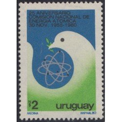 Uruguay 1083 1981 25º Aniversario de la Comisión Nacional de energíaMNH Uruguay 1083 1981 25º Aniversario de la Comisión Nacional de energíaMNH