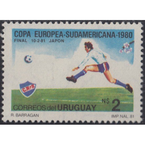 Uruguay 1084 1981 Copa Internacional de Fútbol MNH