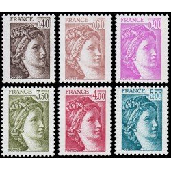 France Francia 2118/23 1981 Sabine MNH