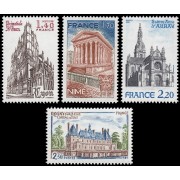 France Francia 2132/35 1981 Serie turística MNH France Francia 2132/35 1981 Serie turística MNH