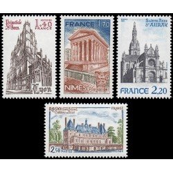 France Francia 2132/35 1981 Serie turística MNH