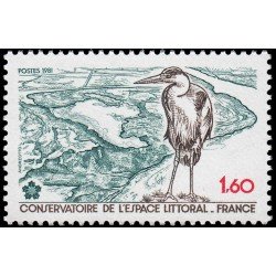 FAU4/S France Francia 2146 1981 Conservación del litoral y de las riberas pantanosas MNH FAU4/S France Francia 2146 1981 Conservación del litoral y de las riberas pantanosas MNH