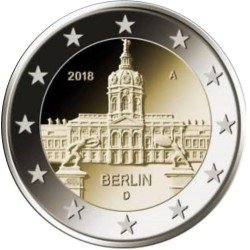 Alemania 2018 2 € euros conmemorativos Berlín Palacio de Charlottenburg ( 5 monedas ) Alemania 2018 2 € euros conmemorativos Berlín Palacio de Charlottenburg ( 5 monedas )